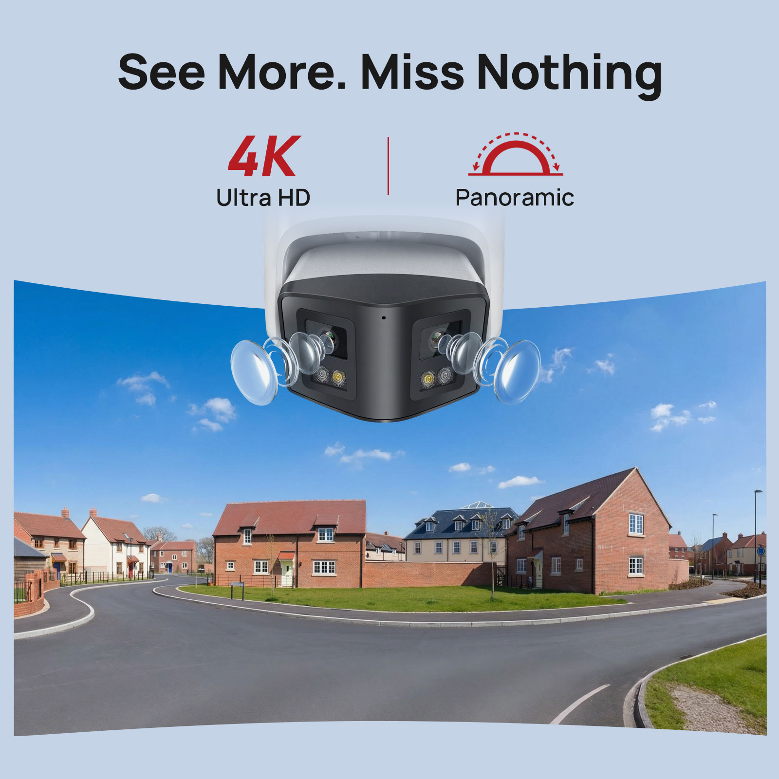 Vikylin 8MP Panoramic Smart Du - đánh giá và giá Home Security System Hikvision