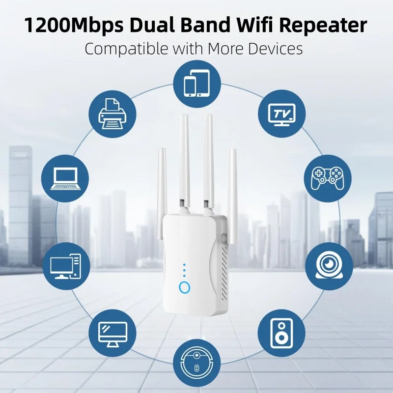 1200Mbps Dual Band WiFi Repeat - đánh giá và giá Home Security Bundle