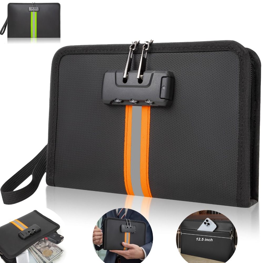 Fireproof Money Bag with Combi - đánh giá và giá Home Security Safe
