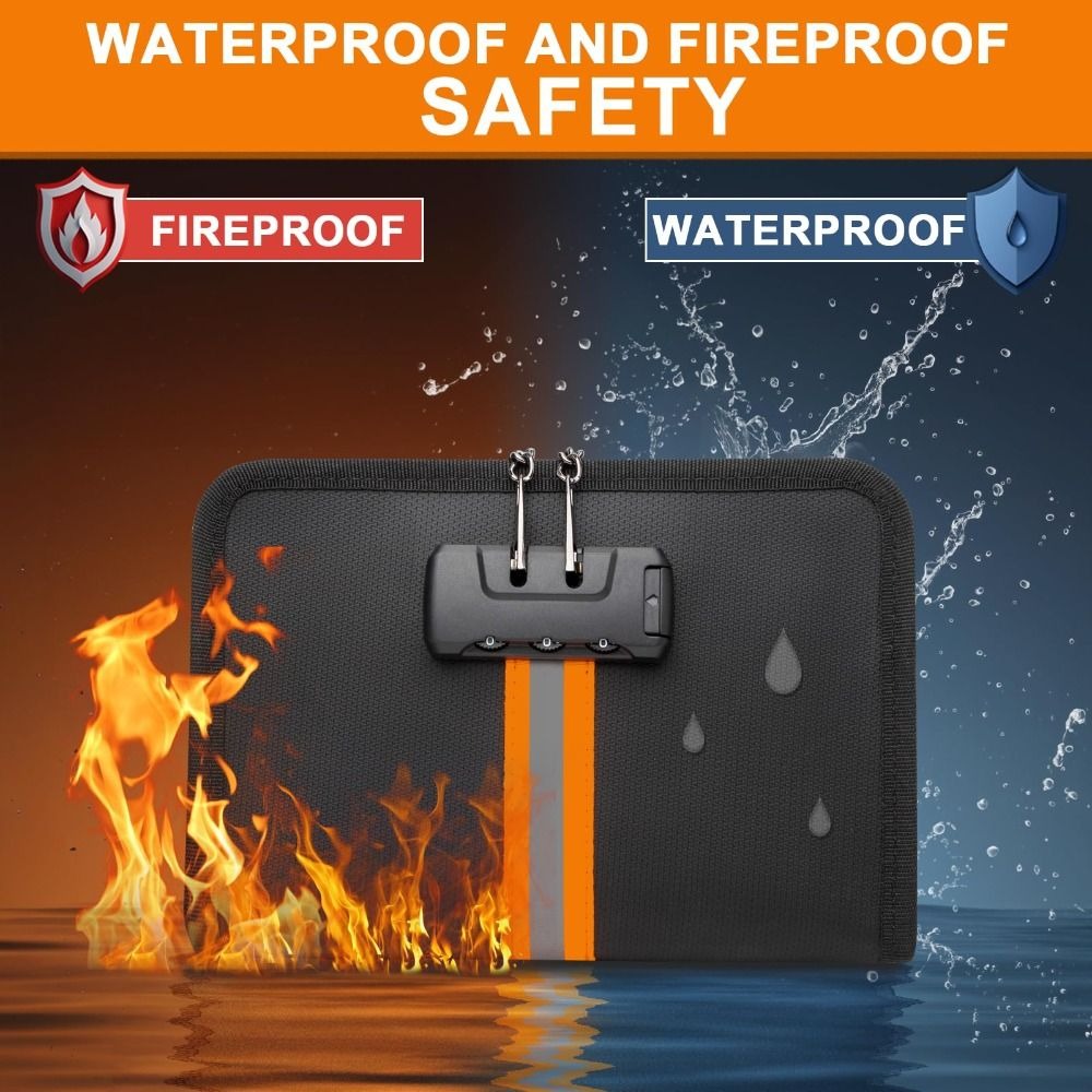 Fireproof Money Bag with Combi - đánh giá và giá Home Security Safe