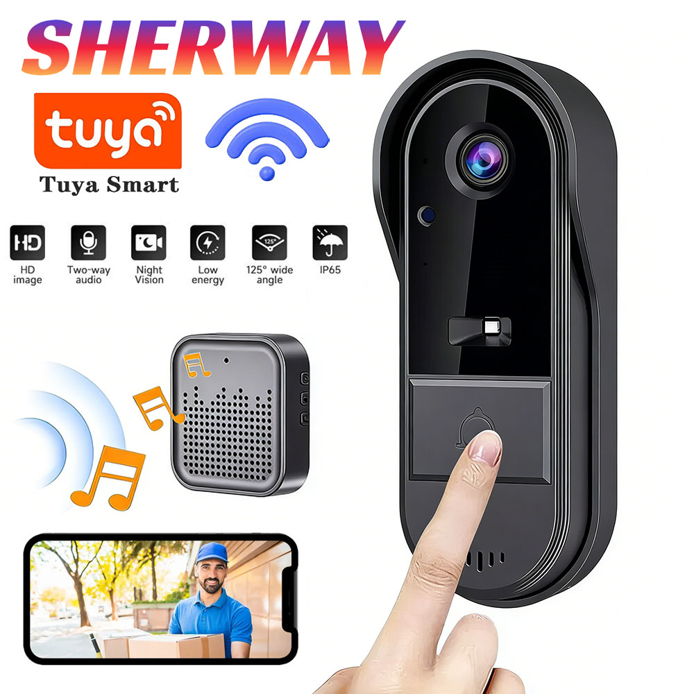 Tuya Doorbell with Camera Wire - đánh giá và giá Home Security Bundle