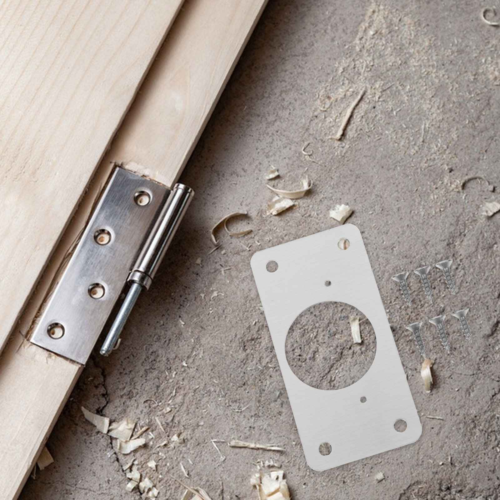 1Set Cabinet Hinge Repair Plat - đánh giá và giá Door Reinforcer Kit