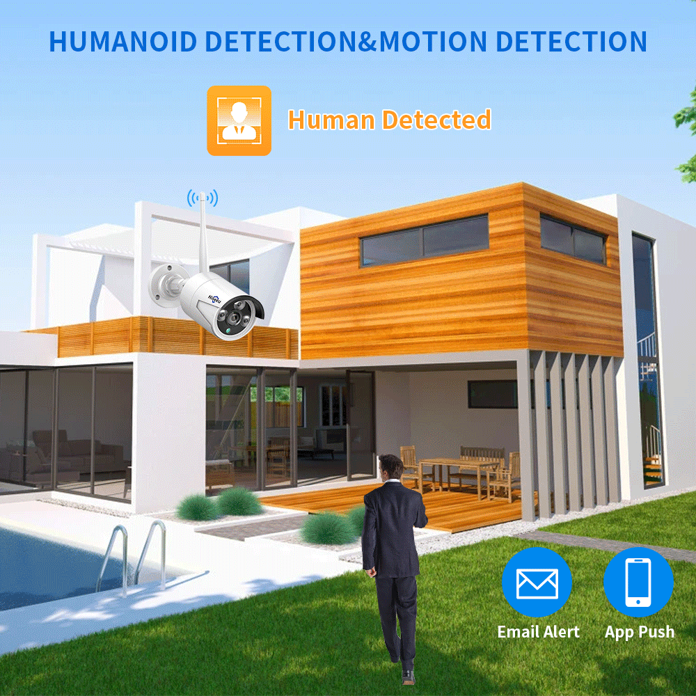 Hiseeu 3/5/8MP WiFi CCTV Camer - đánh giá và giá Home Security Camera System