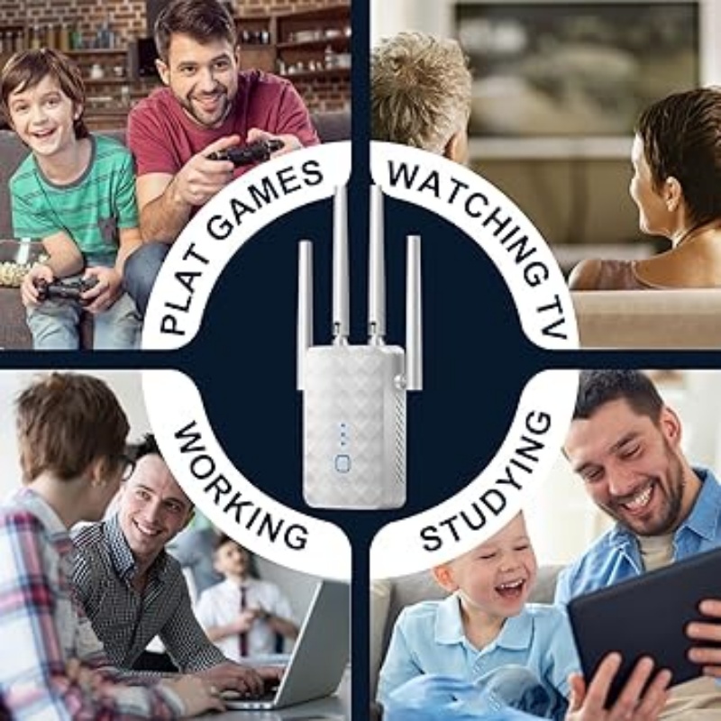 1200Mbps WiFi Repeater Wireles - đánh giá và giá Home Security Bundle