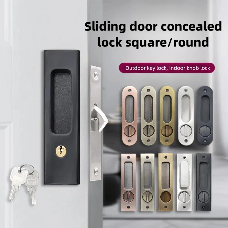 Black Sliding Door Lock with K - đánh giá và giá Home Security Locks For Doors