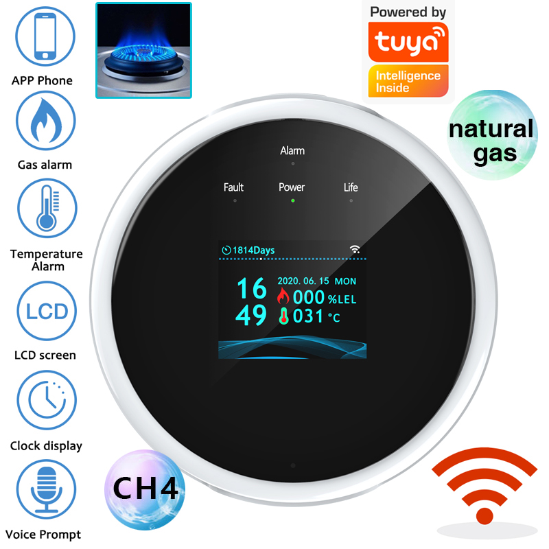 2.4G WiFi Gas Alarm Sensor Com - đánh giá và giá Home Security Technology