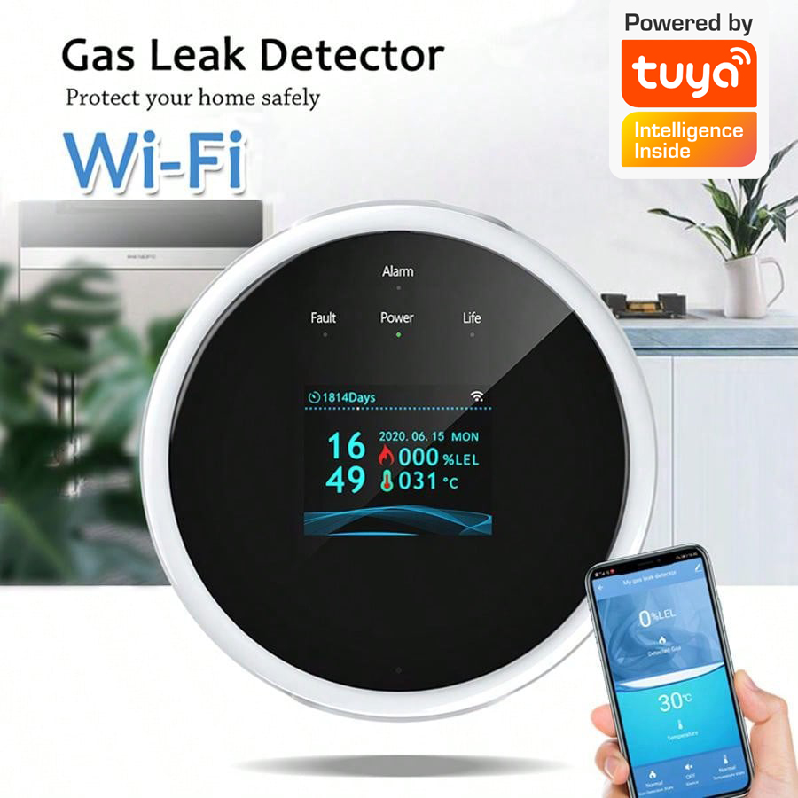 2.4G WiFi Gas Alarm Sensor Com - đánh giá và giá Home Security Technology