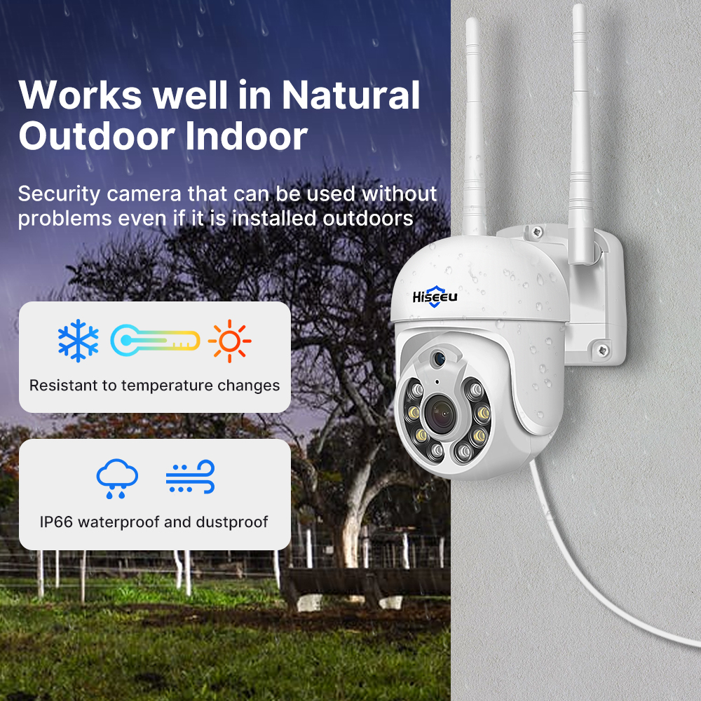 Hiseeu 5MP WiFi CCTV Camera Se - đánh giá và giá Home Security Camera System