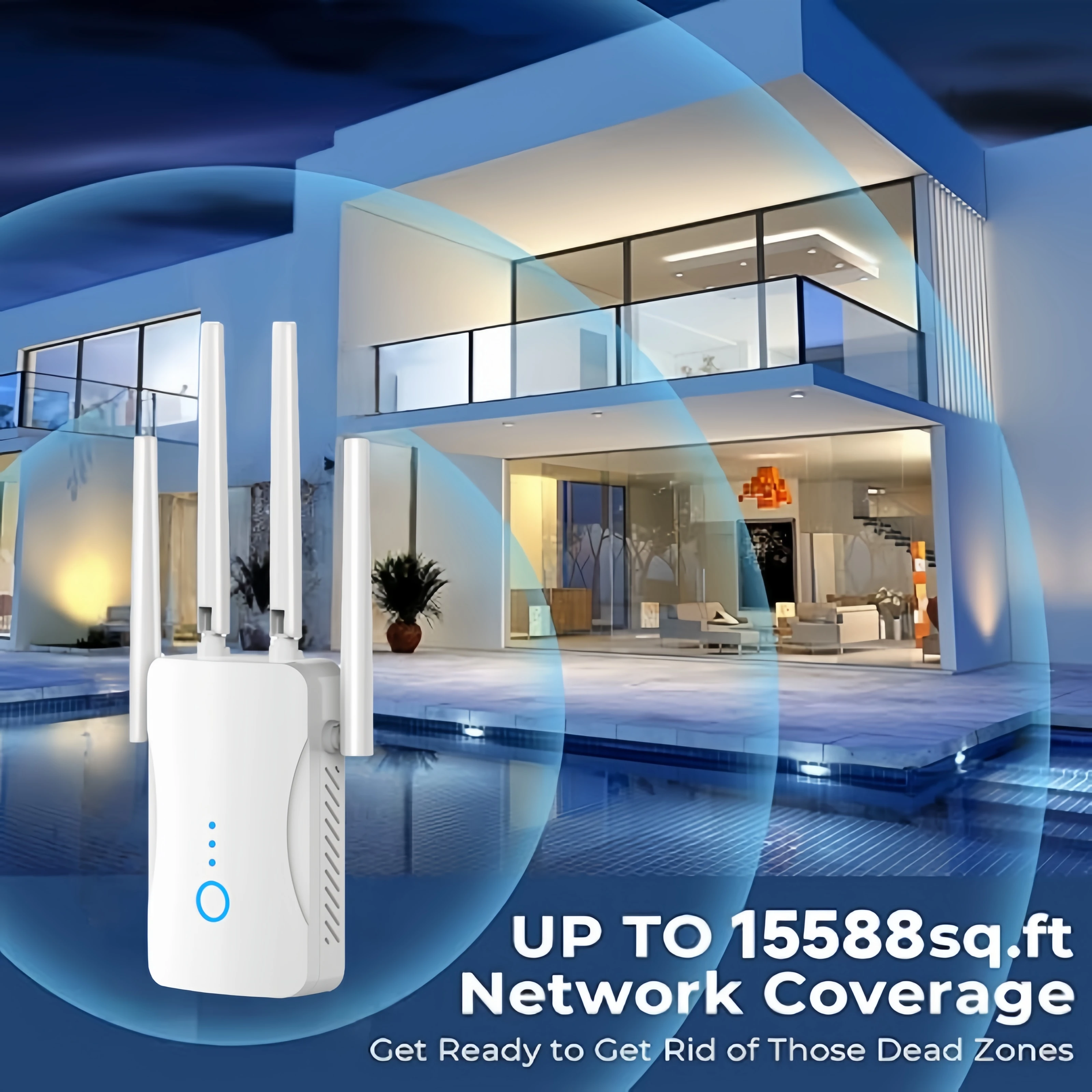 Dual Band WiFi Repeater 1200Mb - đánh giá và giá Home Security Bundle