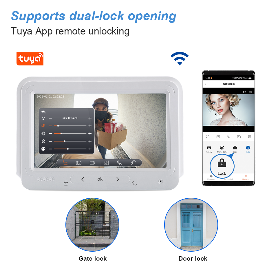 Tuya WIFI Video Intercom Syste - đánh giá và giá Home Security Units