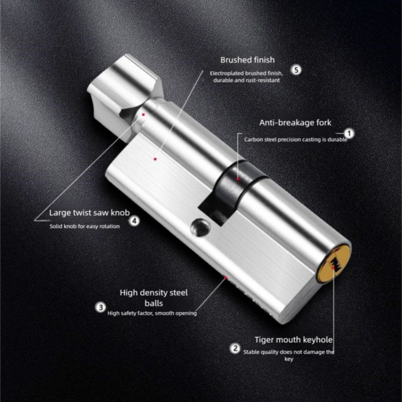 Wooden Door Lock Cylinder with - đánh giá và giá Home Security Locks For Doors