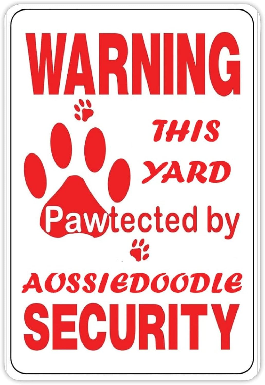 Warning This Yard Pawtected by - đánh giá và giá Home Security Yard Sign