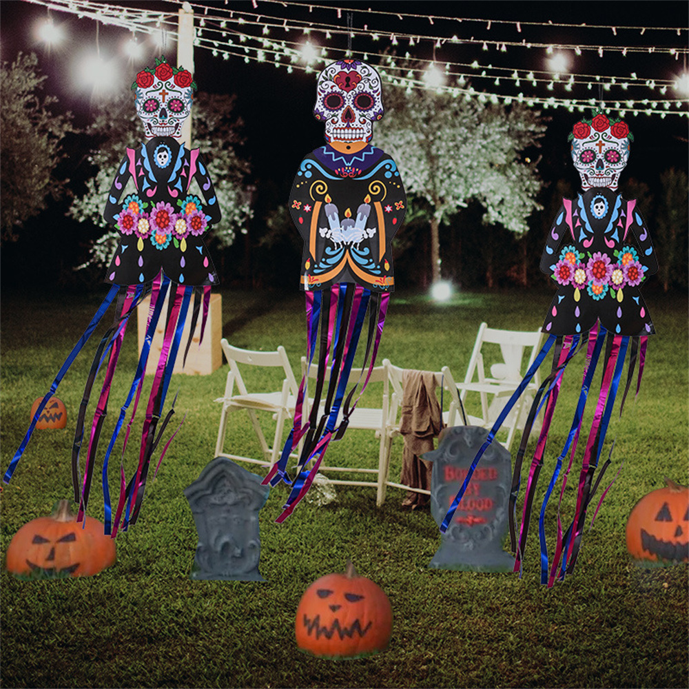 Mexican Day Of The Dead Keleto - đánh giá và giá Home Security Yard Sign