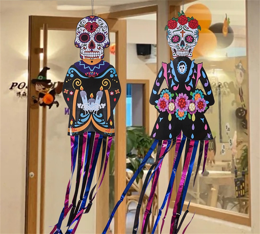 Mexican Day Of The Dead Keleto - đánh giá và giá Home Security Yard Sign