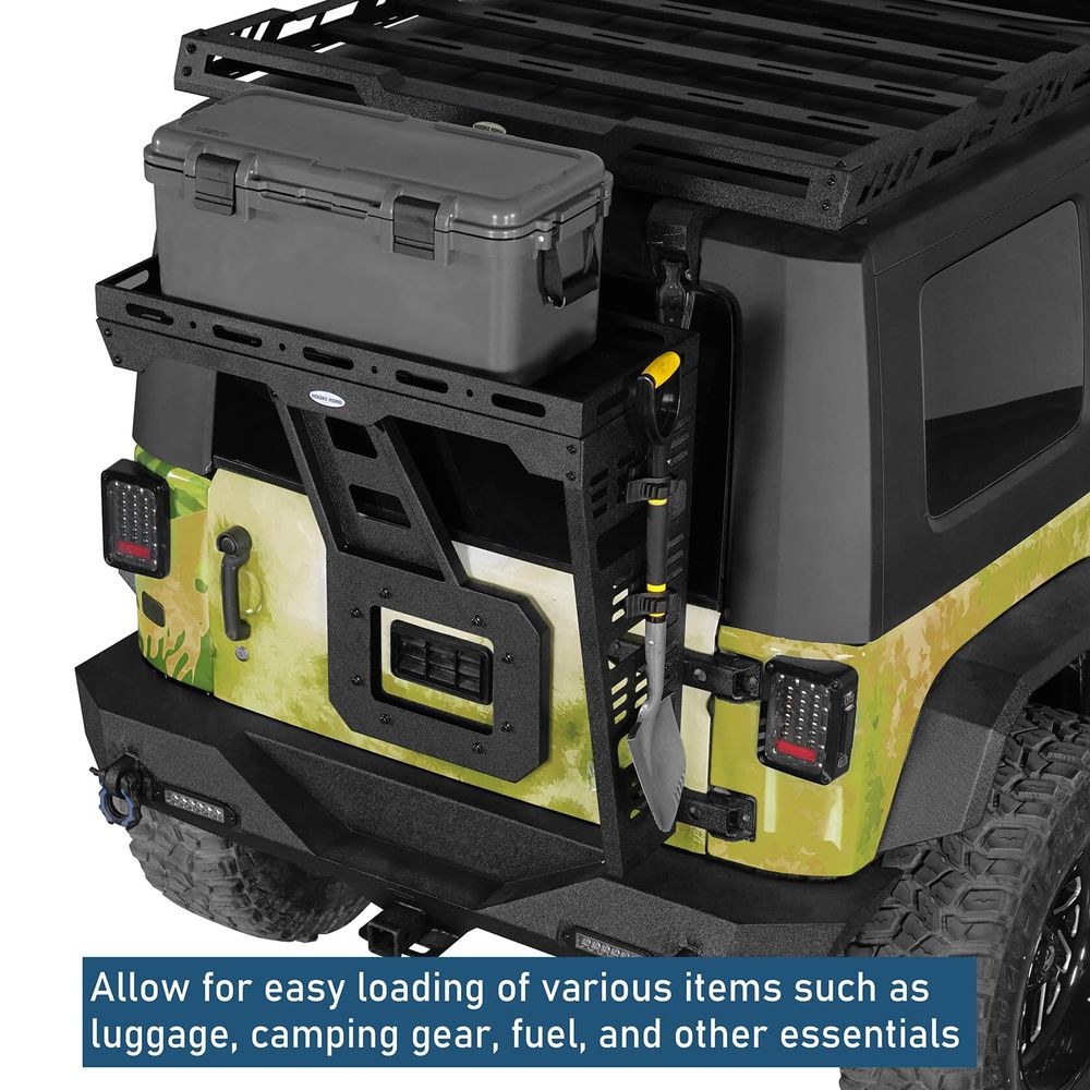 JK Tailgate Cargo Basket Rear  - đánh giá và giá Door Reinforcer Kit