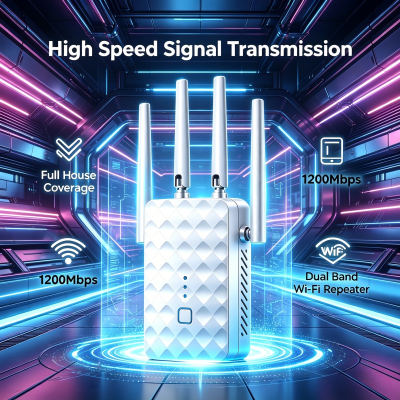 1200Mbps WiFi Repeater Wireles - đánh giá và giá Home Security Bundle