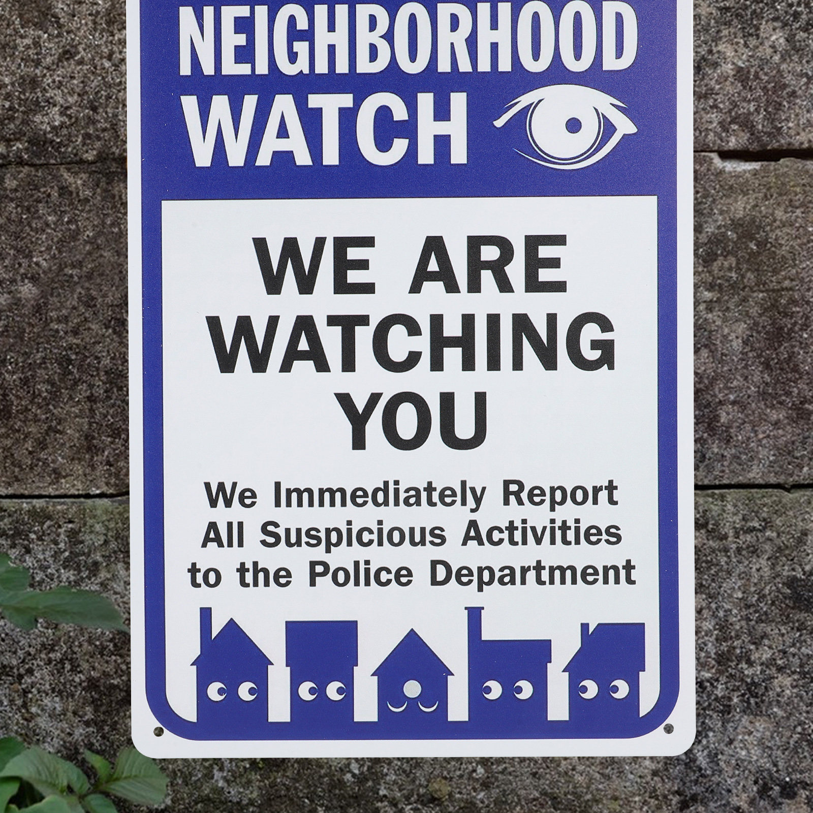 We Are Watching You Sign Weath - đánh giá và giá Home Security Yard Sign