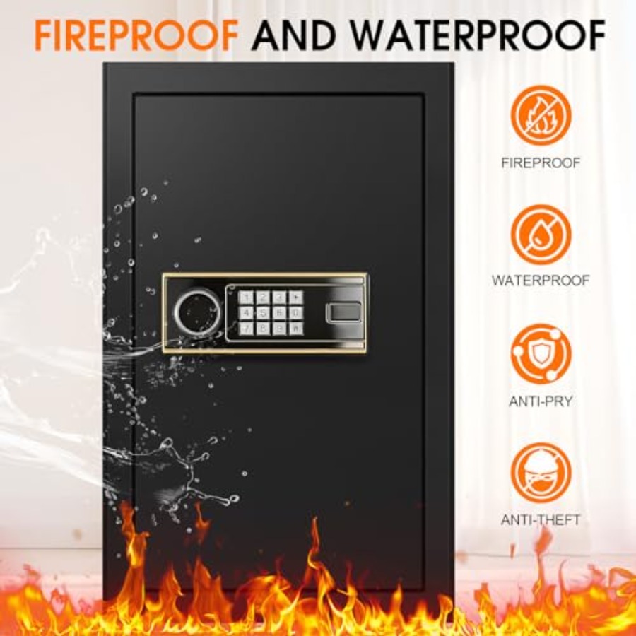 3.4 Cuft Large Fireproof Safe  - đánh giá và giá Home Security Safe