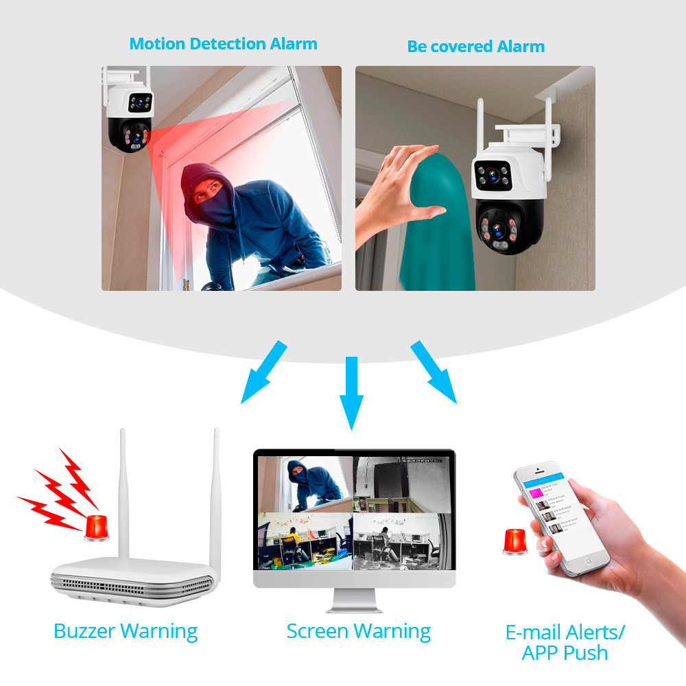 KERUI 2K 4MP Outdoor Full HD S - đánh giá và giá Home Security Camera System