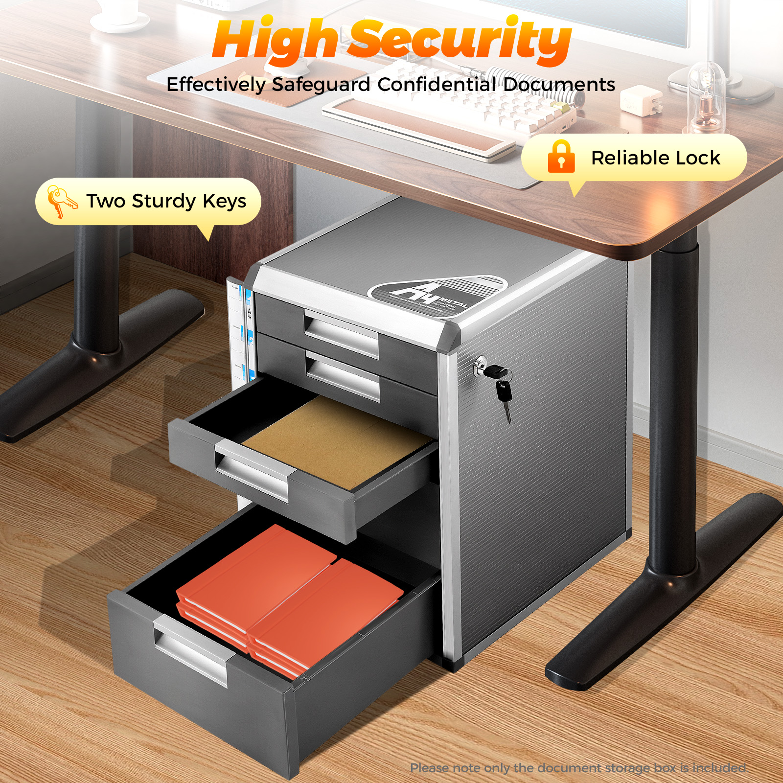 Lockable Document Storage Box  - đánh giá và giá Home Security Letters