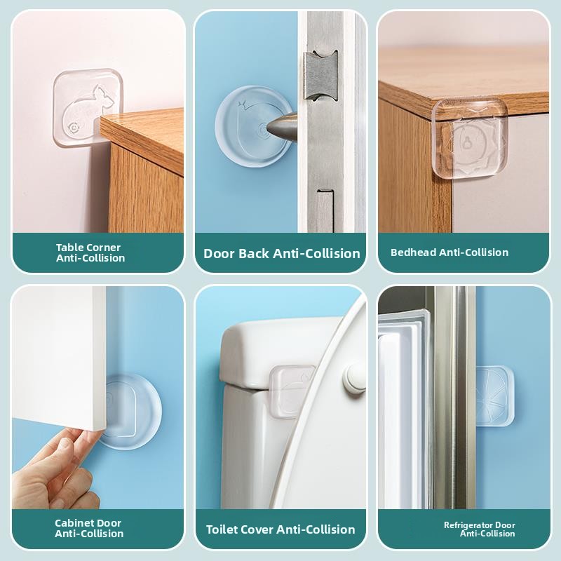 Transparent Silicone Anti-Coll - đánh giá và giá Home Security For Doors